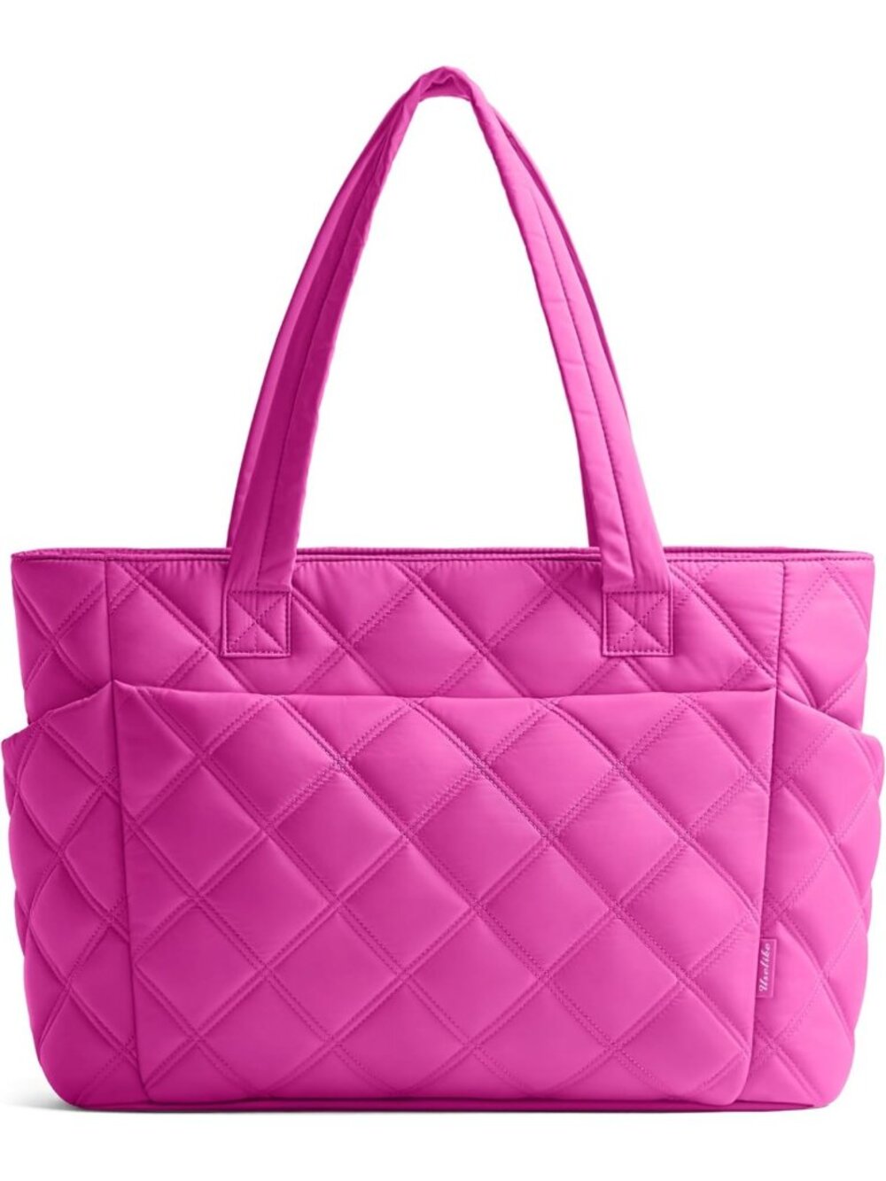 Lightweight Quilted Tote Bag for Women, Puffer Work & Travel Bag with